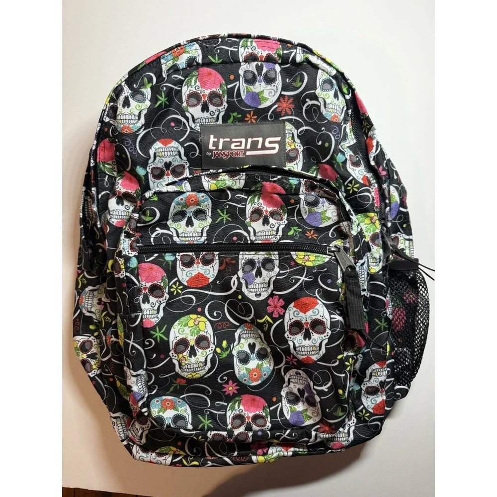 Trans By Jansport Sugar Skull Day Of The Dead Backpack